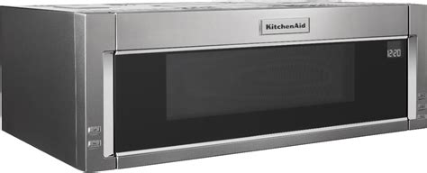 KitchenAid 1 1 Cu Ft Over The Range Microwave With Sensor Cooking