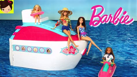 Barbie Vacaciones En Crucero Con Ken Y Sus Hermanas Los Juguetes De