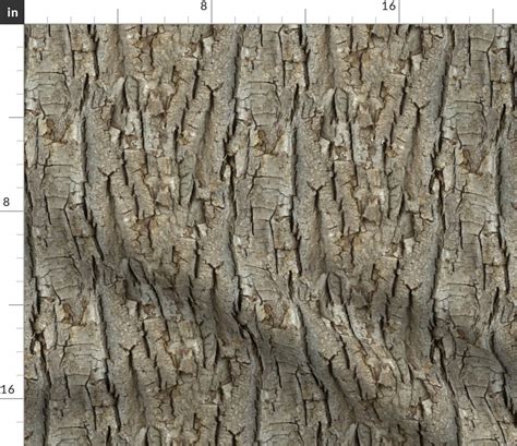 Tree Bark Fabric Endless Bark By Thinlinetextiles Tree Etsy