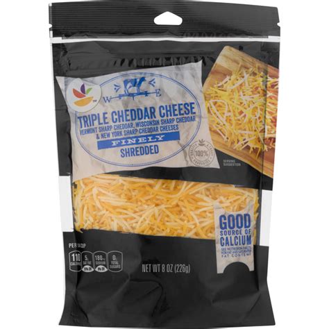 Save On Stop And Shop Triple Cheddar Cheese Finely Shredded Order Online