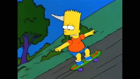 The Simpsons Bart Skateboarding Youtube
