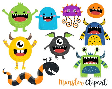 Cute Monster Clipart Monster Clipart Monster Clip Art Halloween