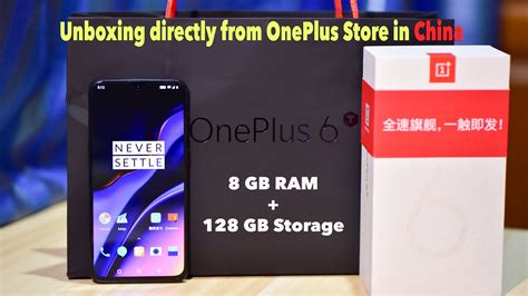 Unboxing Oneplus 6t Directly From The Store In China English Youtube