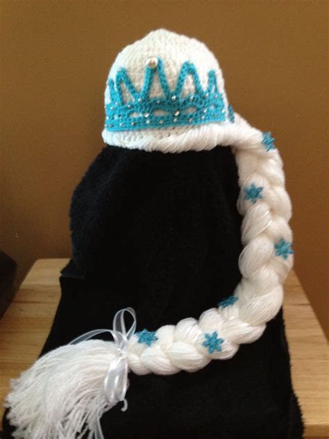 Crochet Elsa From Frozen Hat First Attempt Turned Out Amazing