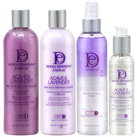 Design Essentials Natural Agave And Lavender Blow Dry And Silk Press