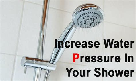 How To Adjust Water Pressure In Shower