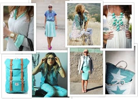 inspiration how to wear turquoise