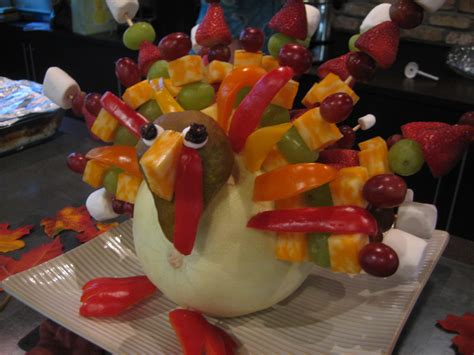 40 thanksgiving salad recipes to add to your holiday table. The Fruit Kabob Turkey - Happy Home Fairy