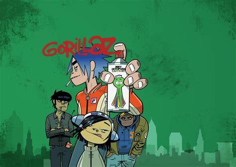 Gorillaz Wallpaper by Blekwave on DeviantArt