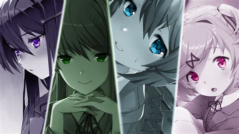 1920 X 1080 Doki Eyes Wallpaper Oc Ddlc