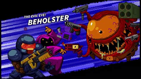 Enter The Gungeon Chamber 2 Beholster Full Gameplay Local Two Player