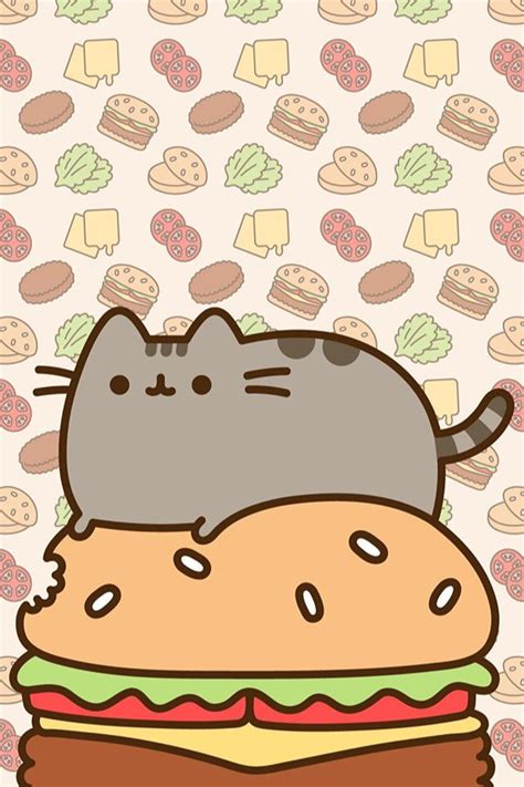 Pusheen Wallpaper Iphone Wallpaper Cat Kawaii Wallpaper Cute
