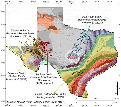 Fault Maps Bureau Of Economic Geology