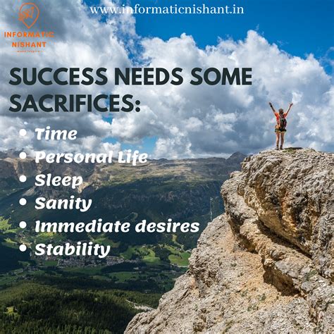 success needs some sacrifices | Success, Sacrifice, Life