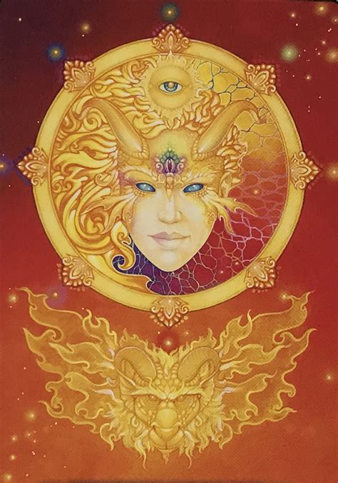 Featured Card Of The Day 11 Of Fire Dreams Of Gaia By Ravynne