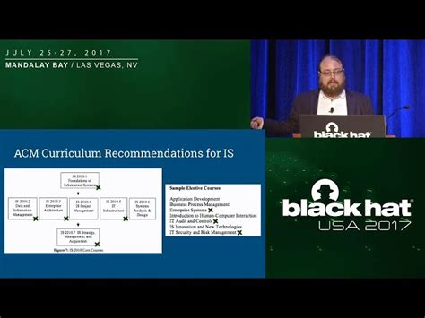 Black Hat Talk Comparing Security Curricula And Accreditations To