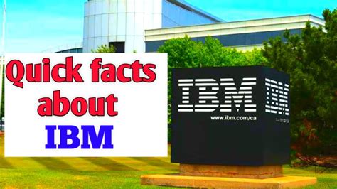 Quick Facts About Ibm History Of Ibm Top 3 It Company Ibm