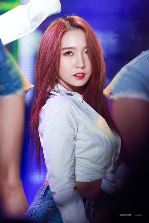 This Wjsn Member Looks Absolutely Hot With Red Hair Daily K Pop News