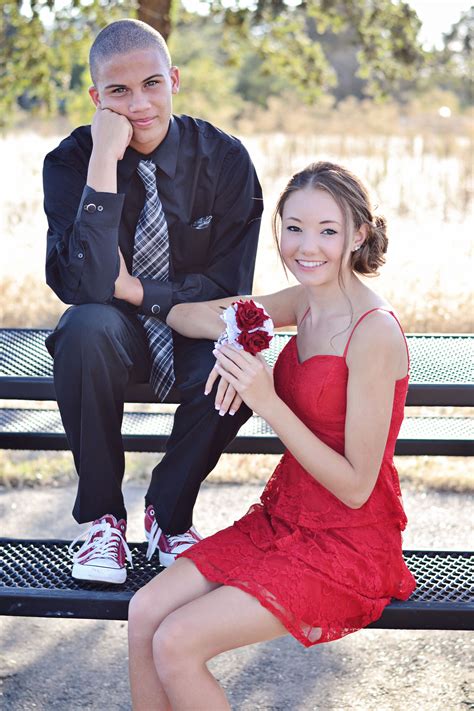 Homecoming Dance Couple Couples Portrait Teens Rock Steady
