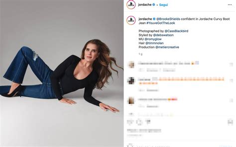 Brooke Shields In Jeans E Topless Dallo Spot Calvin Klein A Quello Di Jordache Foto