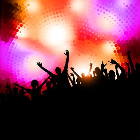 Party People Silhouette Vector Free Vector In Encapsulated Postscript