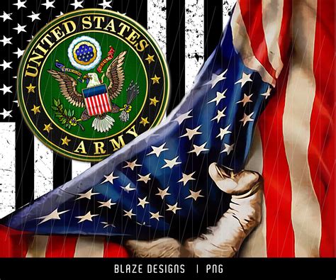 Usa Army Usa Flag Sublimation Designs Downloads Skinny Tumbler 20oz