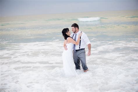 A Trash The Dress Beach Shoot — The Overwhelmed Bride Wedding Blog