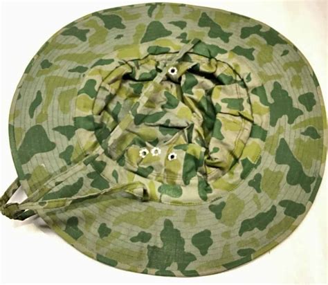 north vietnamese army dac cong camouflage bonnie hat enemy militaria