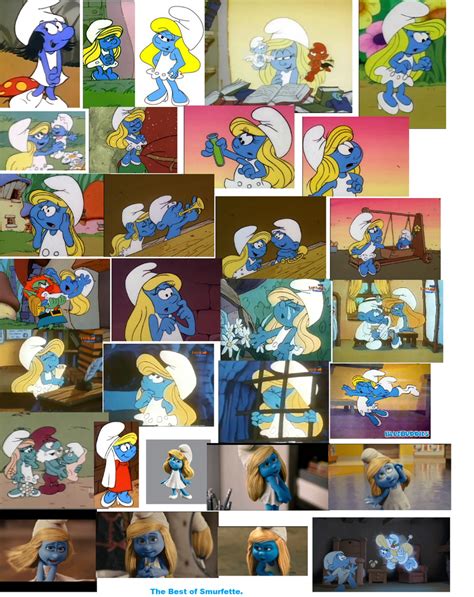 The Many Faces Of Smurfette By Smurfette123 On Deviantart