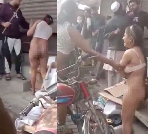Moment Women Are Paraded Naked Through Streets In Pakistan For
