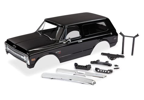 Body Chevrolet Blazer 1969 Complete Black Painted Includes