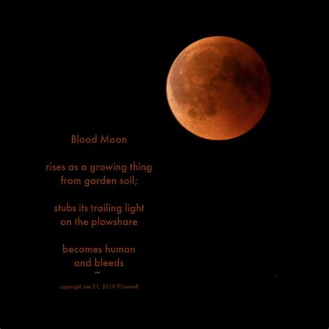 Spiritual Poems Blood Moon Du Poetry
