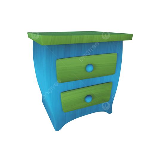 3d Cartoon Illustration Drawer 3d Illustration Creative Concept Png