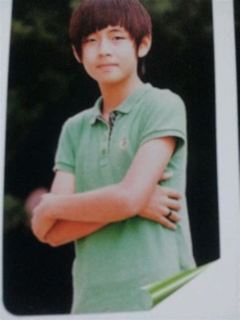 Pre Debut Pictures Of Bts V Show How Much Hes Changed