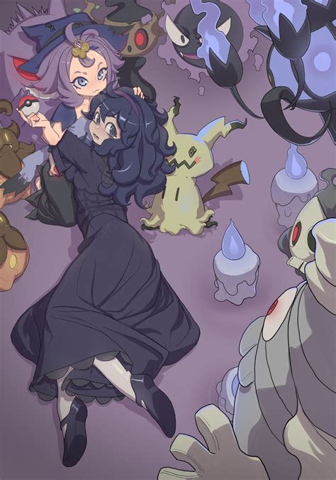 Hex Maniac Gengar Mimikyu Acerola Gastly And 5 More Pokemon And 3 More Drawn By Monster
