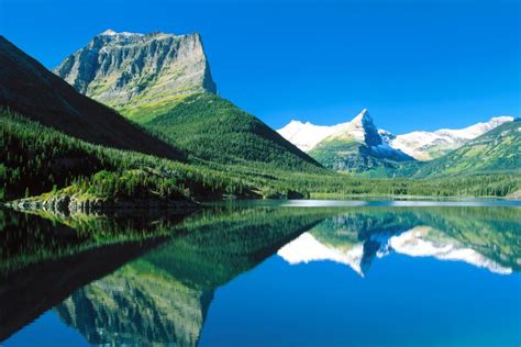 Lago Saint Mary En El Parque Nacional Glacier Montana 75356