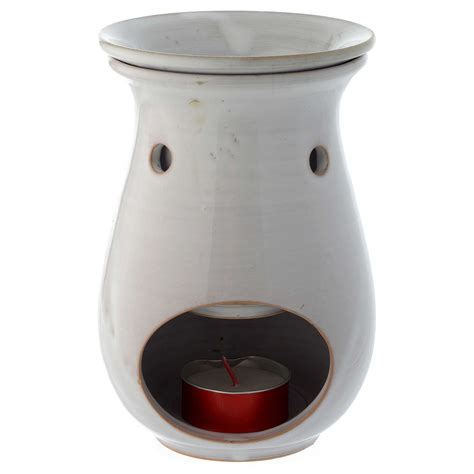 White Ceramic Essential Oil Burner 7 Online Sales On