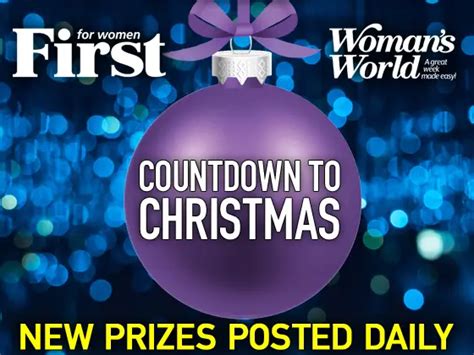 Womans World Countdown To Christmas Sweepstakes Daily Winners