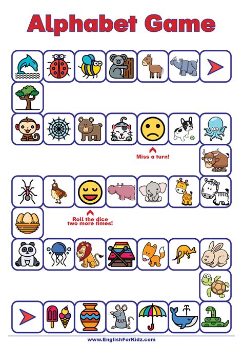 Games For Kids Alphabet English Worksheets And Other Printables For