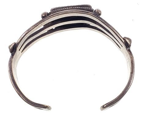 Lot Native American Navajo Sterling Cuff Bracelet