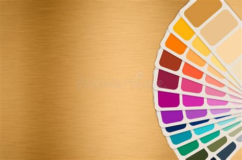 Golden Color Chart Selection Stock Photos Free And Royalty Free Stock