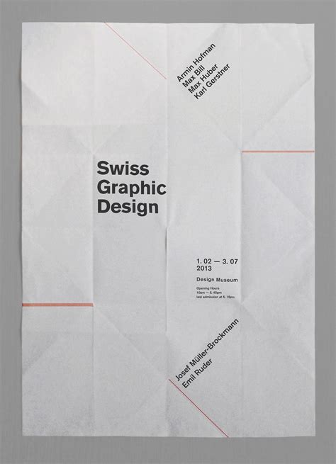 Project1 Swiss Graphic Design Exhibit Poster On Behance