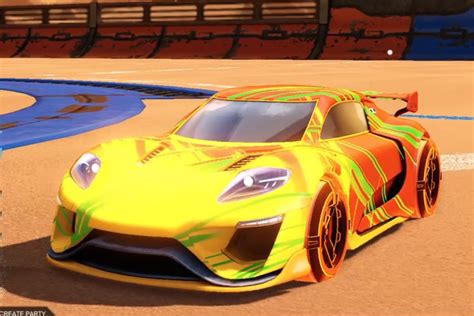 Rocket League Lime Jager 619 Design With Lime Slipstream And Lime