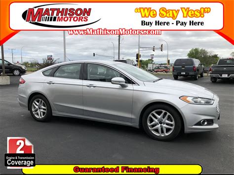 Used 2016 Ford Fusion Se For Sale In Mathison 22407 Jp Motors Inc