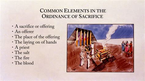 Redeemer Of Israel Sacrifices And Offerings Of The Law Of Moses