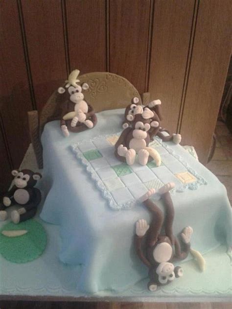 Five Little Monkeys Decorated Cake By Paula226 Cakesdecor