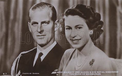 Her Majesty The Queen And His Royal Highness The Duke Of Stock Image