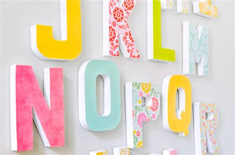 Diy Wall Letters Easy To Make And Customize For Your Home Decor