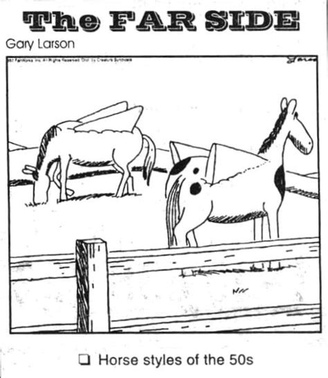 When Horses Had Fins Late 50s And Early 60s Far Side Cartoons The