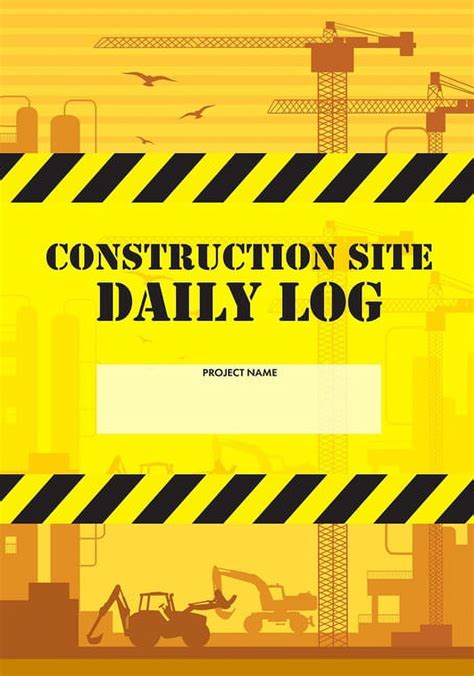 Construction Site Daily Log Construction Superintendent Daily Log